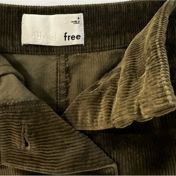 Aritzia Wilfred Free Karmen Green Mini Skirt size 4 - Picture 5 of 7